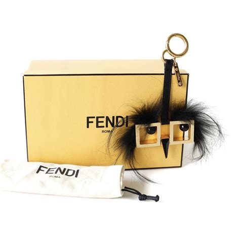 charm fendi owl|Fendi owl bag charm .